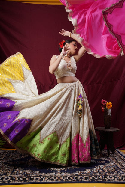 "Rangrez" – Multi color sequin lehenga choli