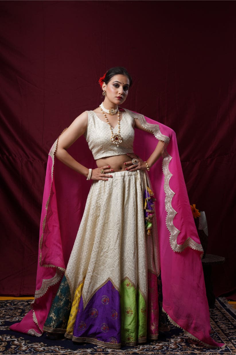 "Rangrez" – Multi color sequin lehenga choli