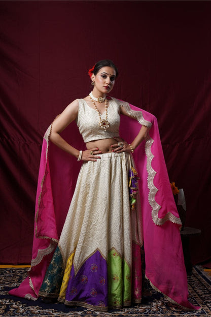 "Rangrez" – Multi color sequin lehenga choli
