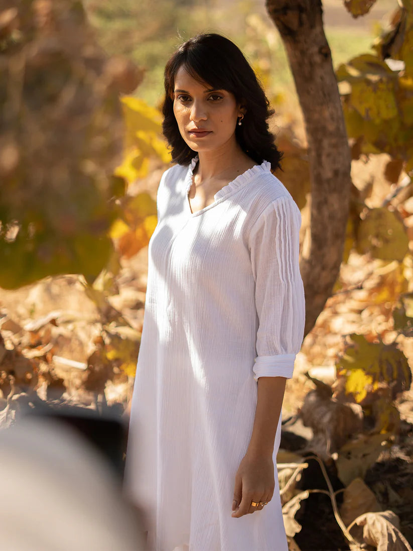 Lily White Kurta Set