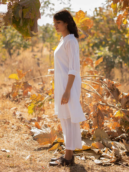 Lily White Kurta Set