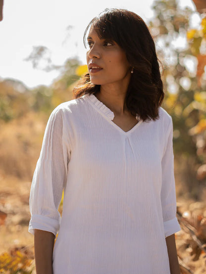 Lily White Kurta Set