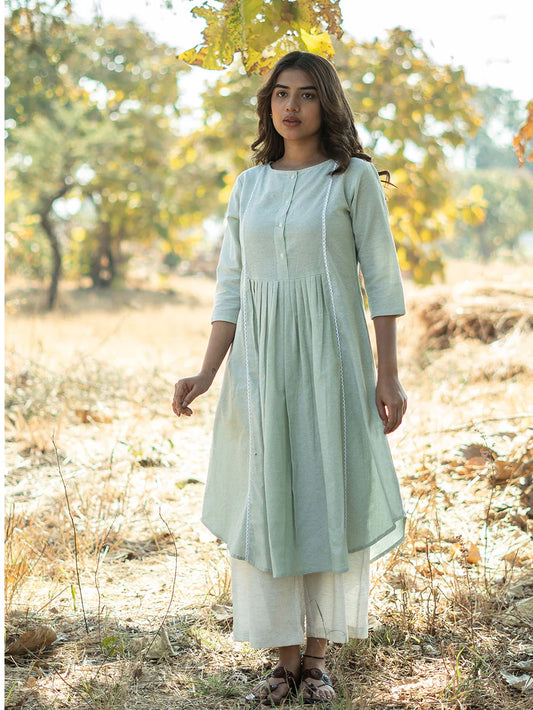 Hint Of Mint Kurta Set