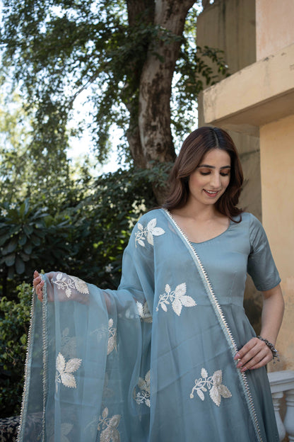 SKYBEACH COTTON GLAZE SUIT SET