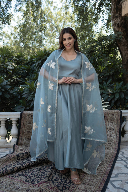 SKYBEACH COTTON GLAZE SUIT SET