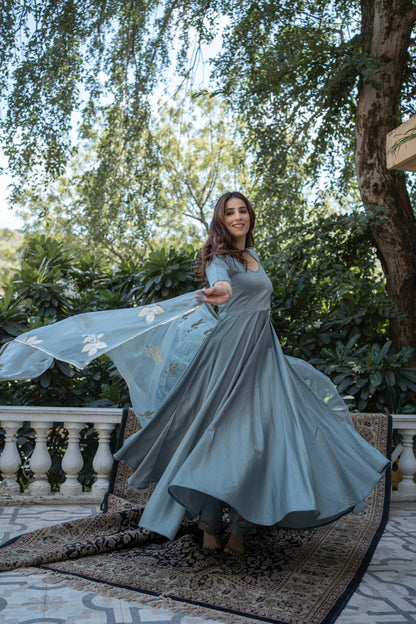 SKYBEACH COTTON GLAZE SUIT SET