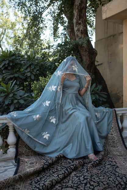 SKYBEACH COTTON GLAZE SUIT SET