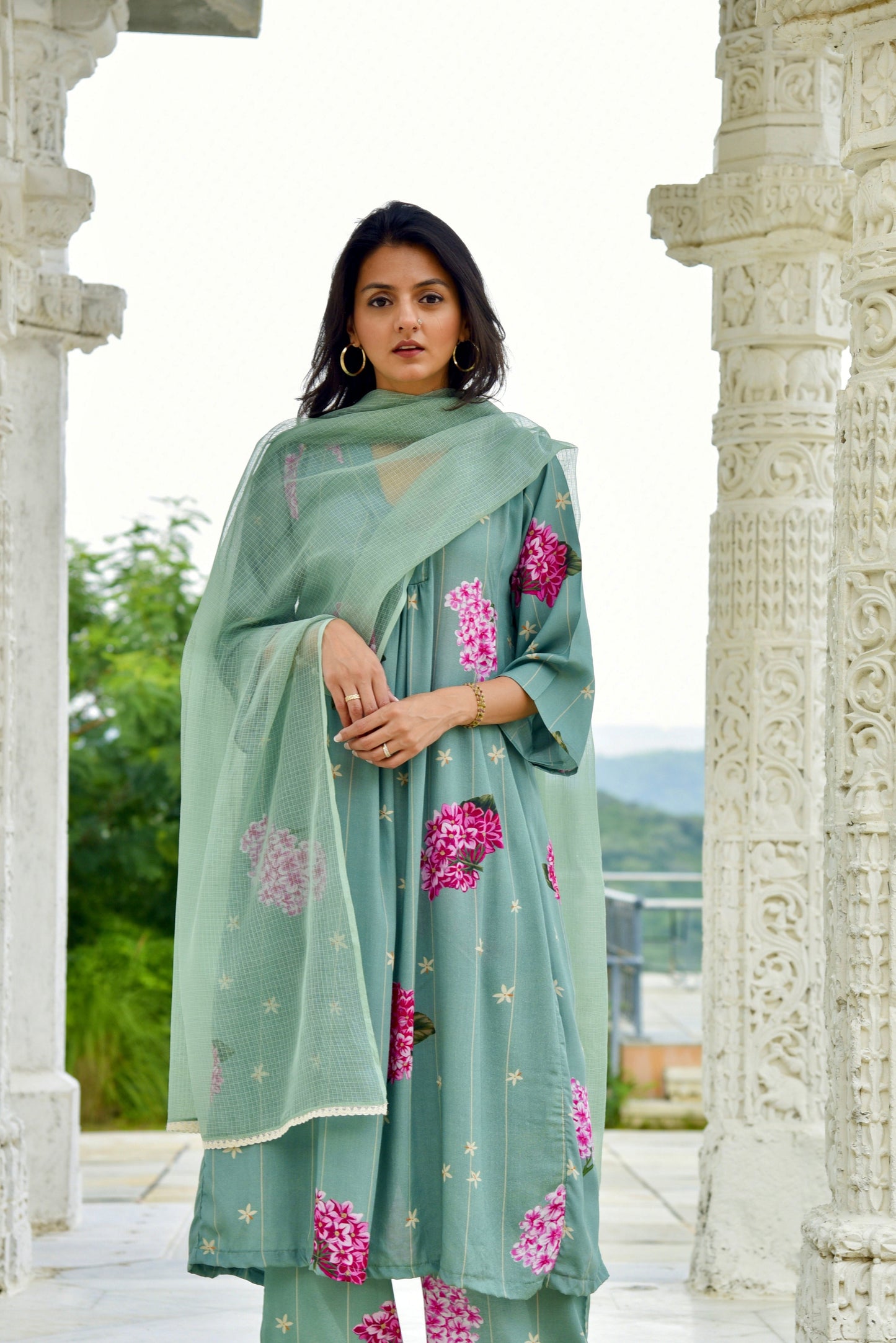 Feronia Kurta and Dupatta