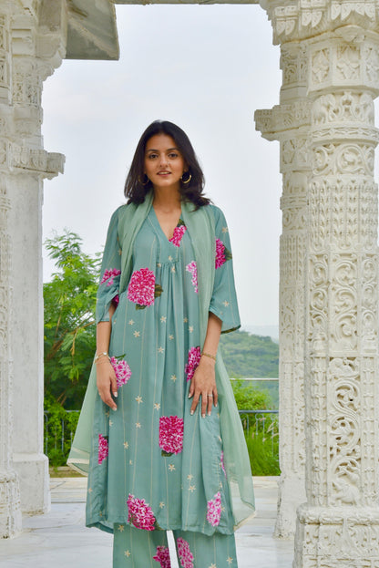 Feronia Kurta and Dupatta