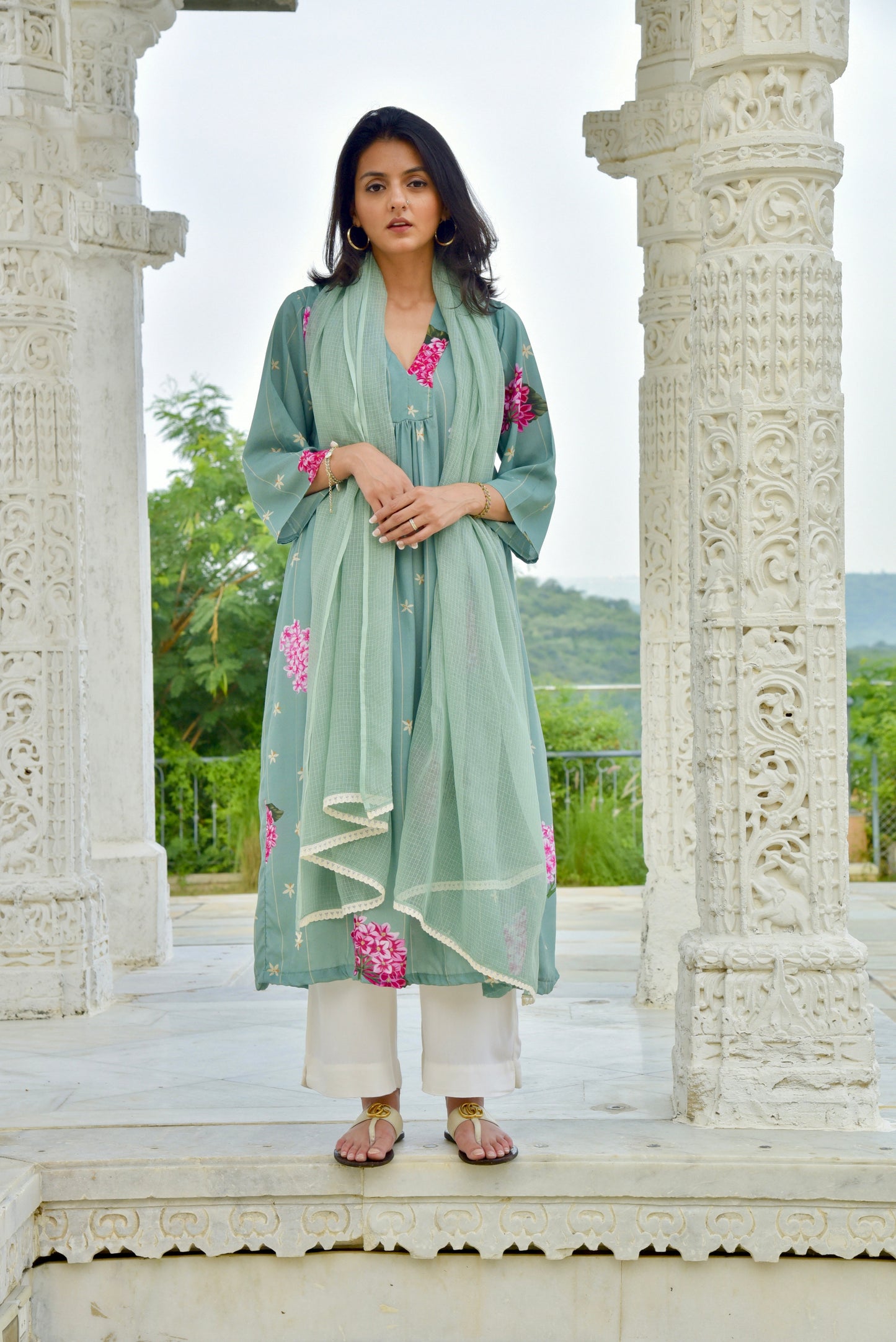 Feronia Kurta and Dupatta
