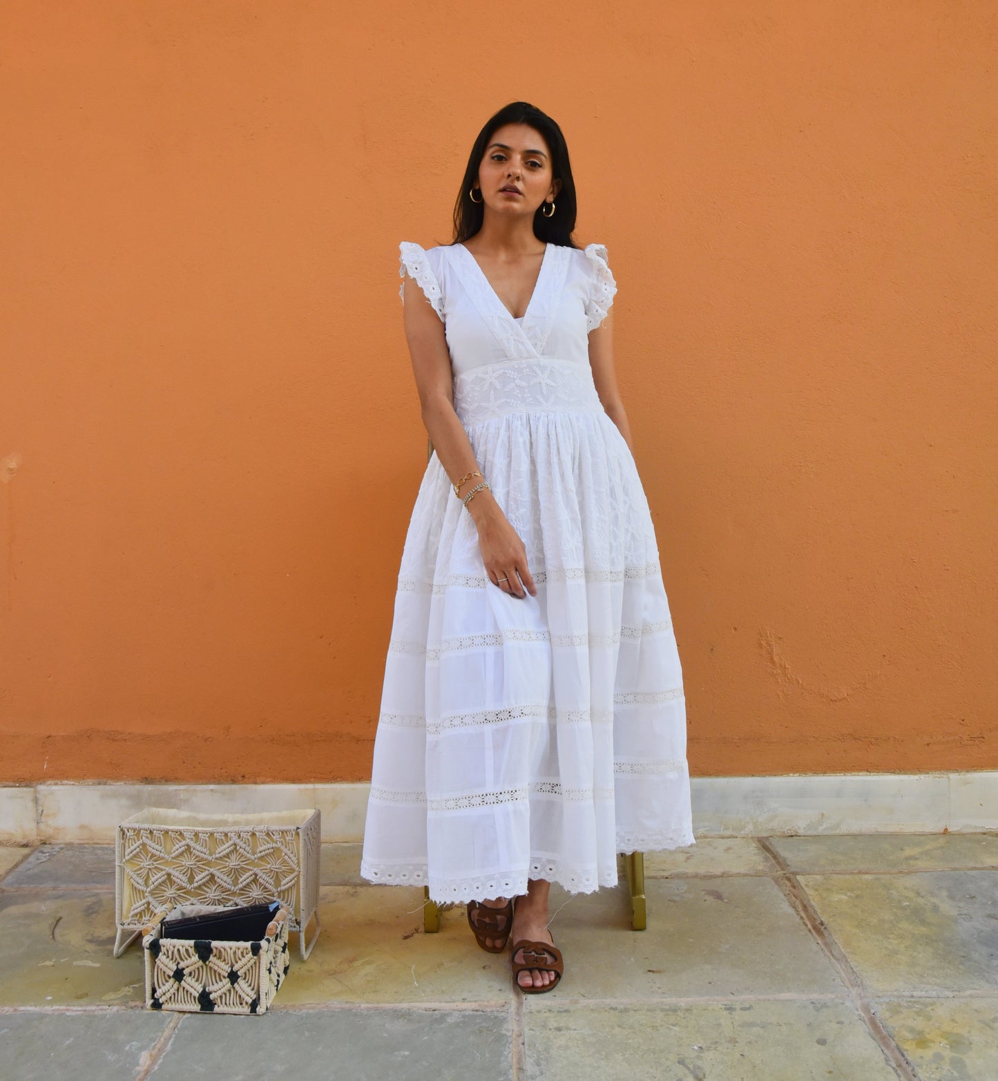 Ivory - White Long Dress