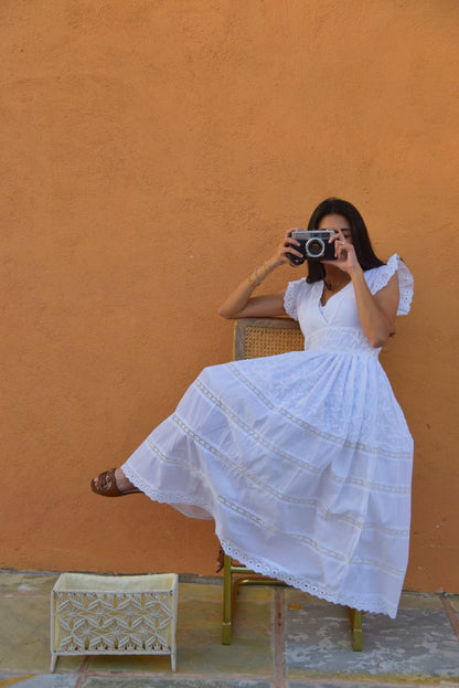 Ivory - White Long Dress