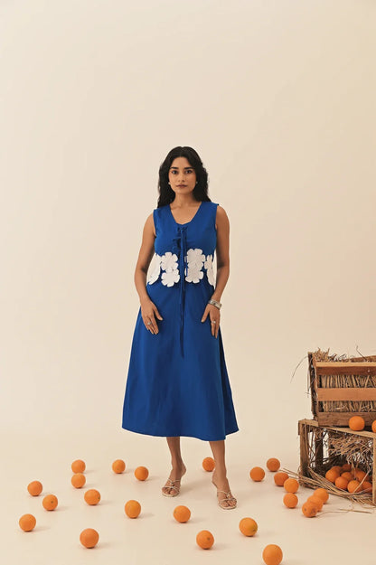 Elena blue dress