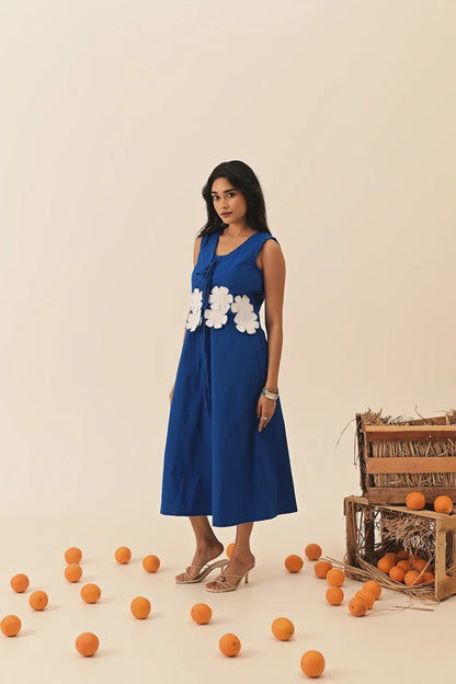 Elena blue dress