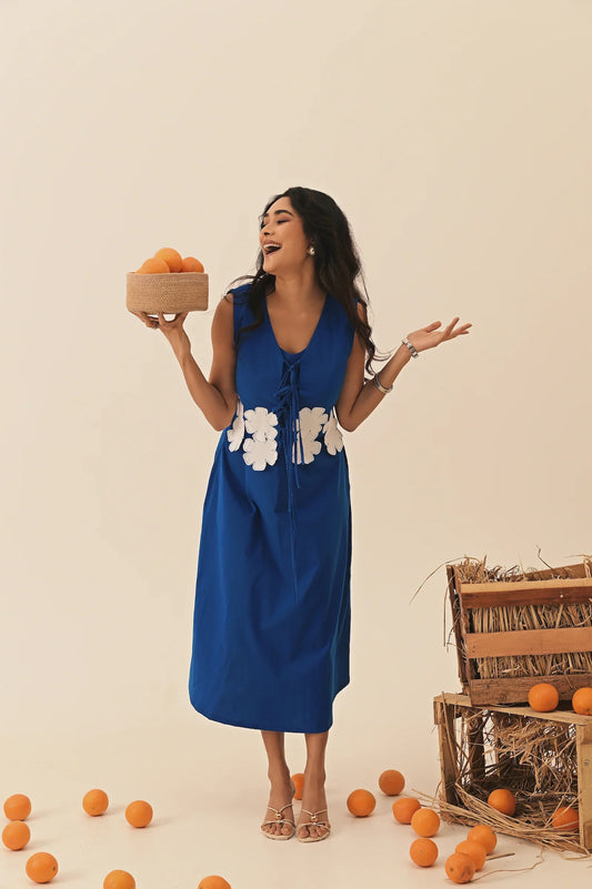 Elena blue dress