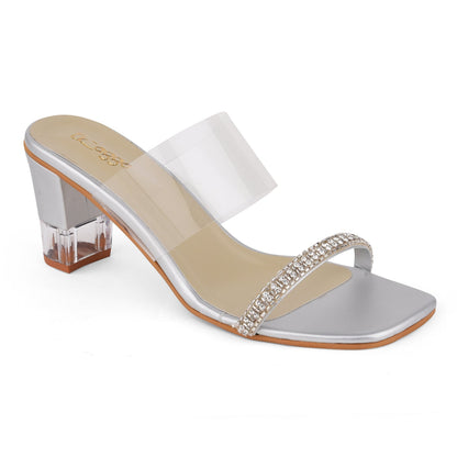 Clear Strap Heels