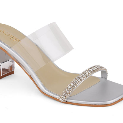 Clear Strap Heels