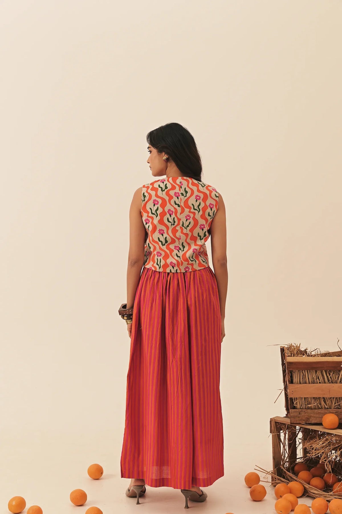 Brisa orange Co ord