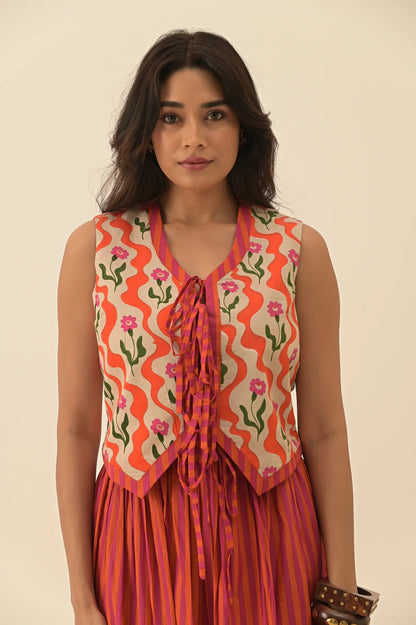 Brisa orange Co ord