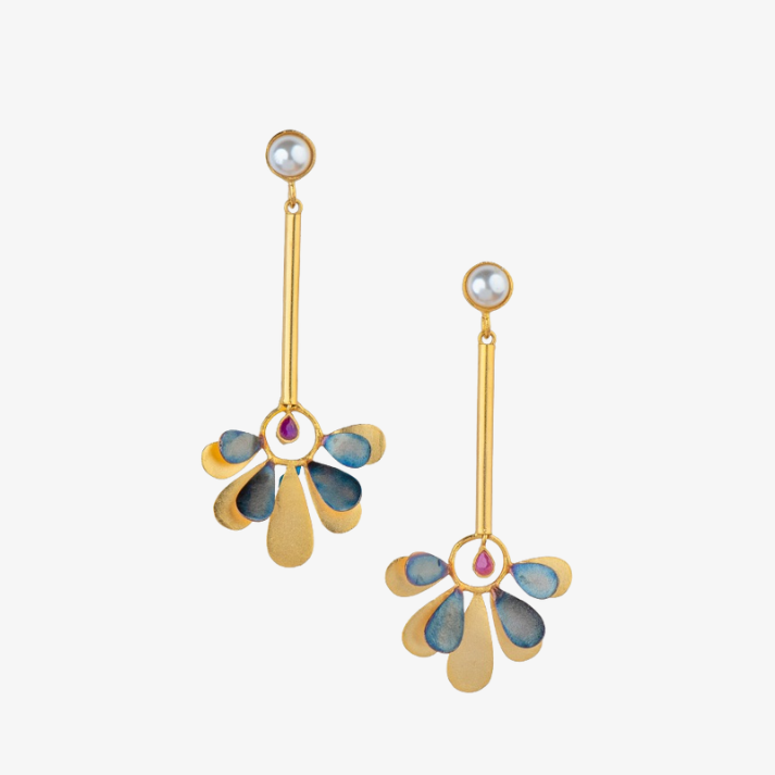 Dangling Petals Earrings