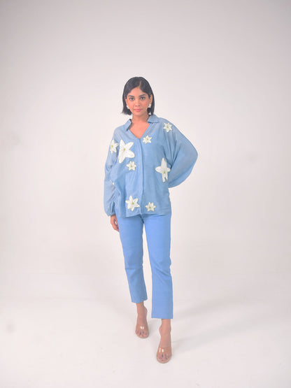 Lisa Applique Modal Shirt