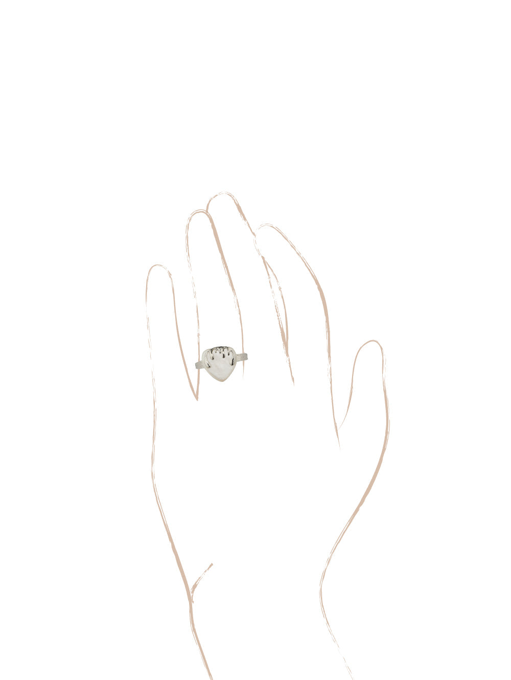 Melting Heart Ring