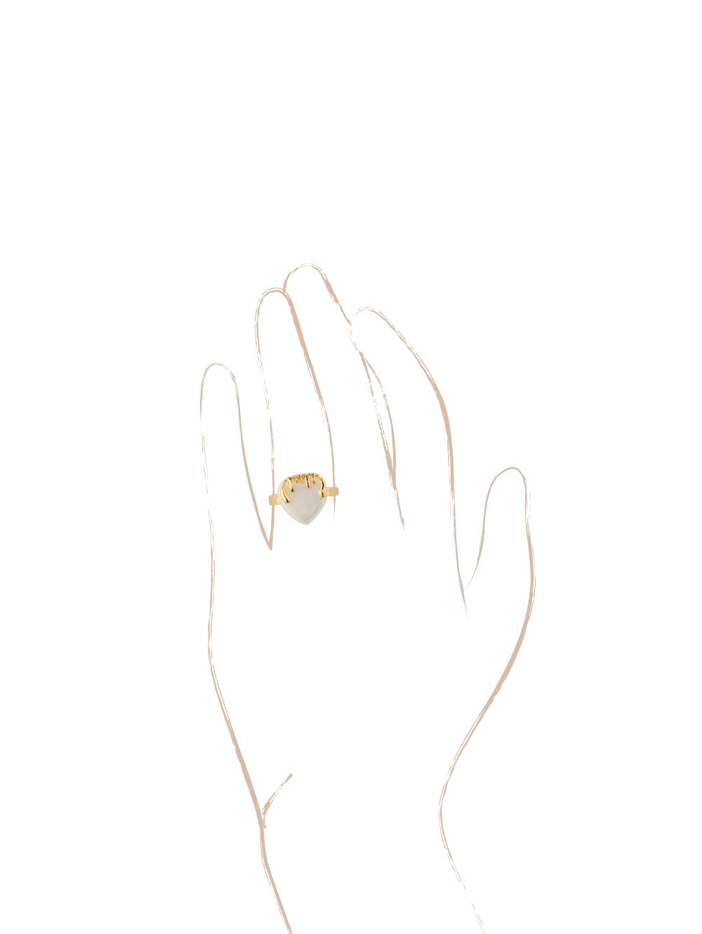 Melting Heart Ring