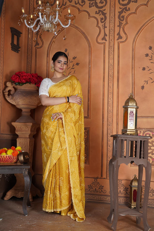 Yellow Saree