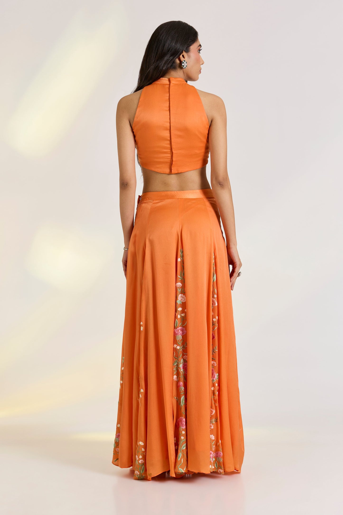 Tangerine Skirt Set