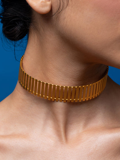 Striped Fence Choker
