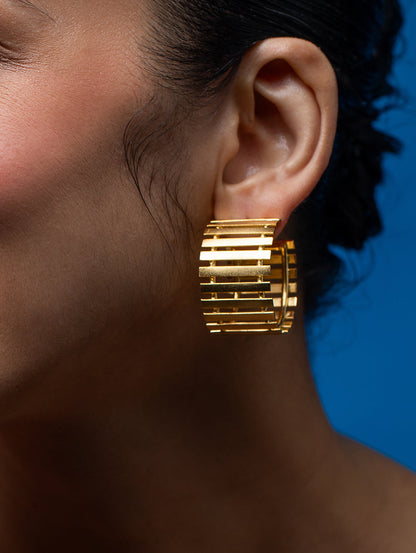 Striped Fence Mini Hoops