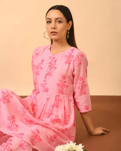 Cotton Silk Kurta and Pant