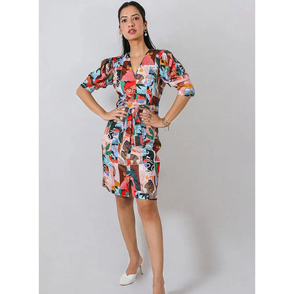 FUGA Pop Sheath Dress Multi-Color (Set of 2)