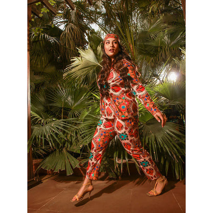 FUGA Leafy Tango Rust (Set of 3)