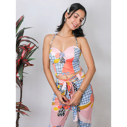 FUGA Pine Pop Halter Peach (Set of 3)