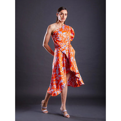 FUGA Tangerine Dress Orange