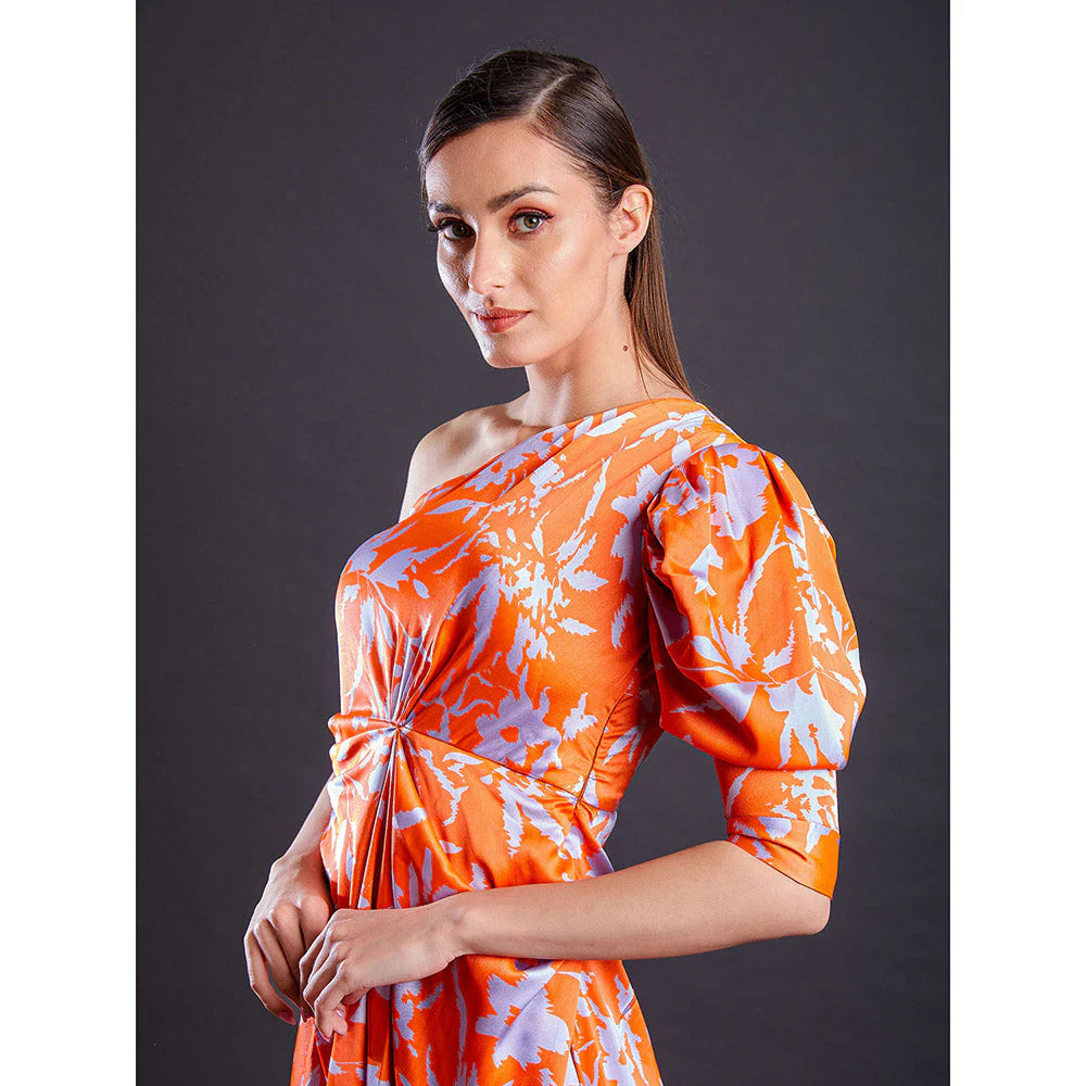 FUGA Tangerine Dress Orange