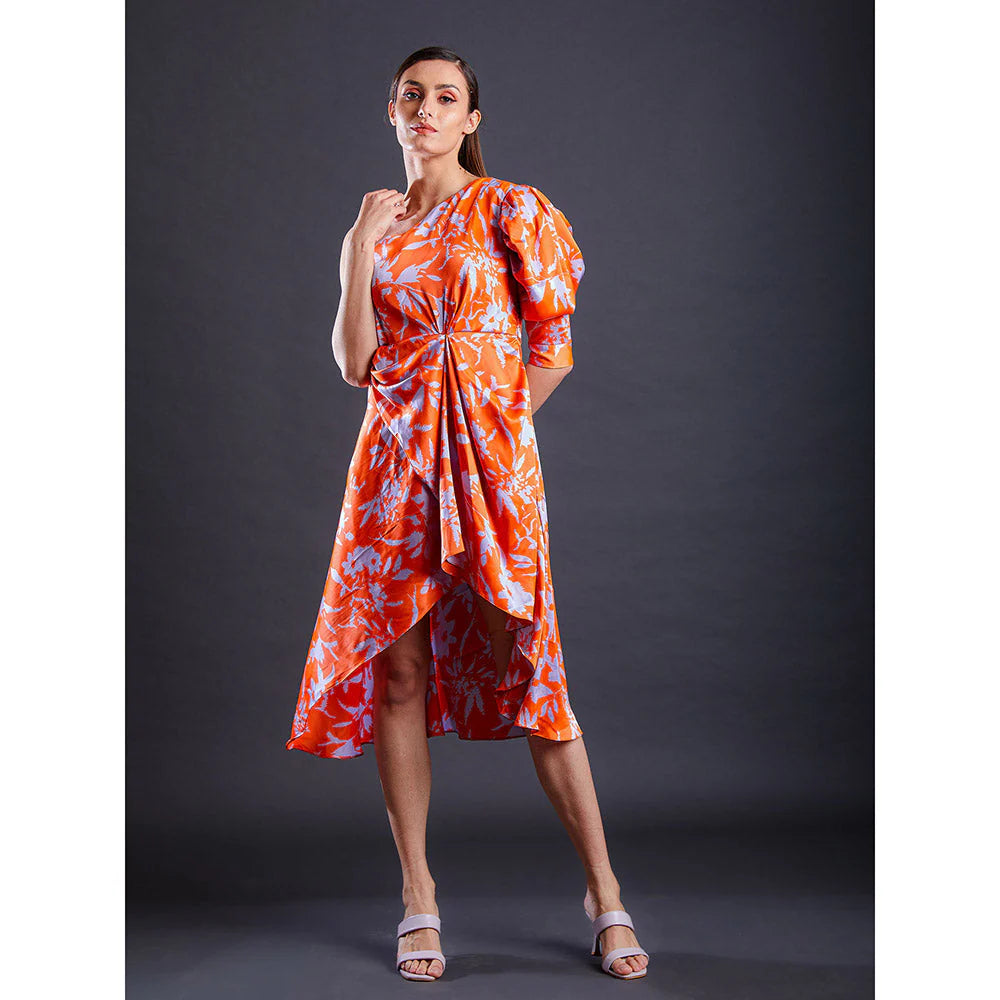 FUGA Tangerine Dress Orange