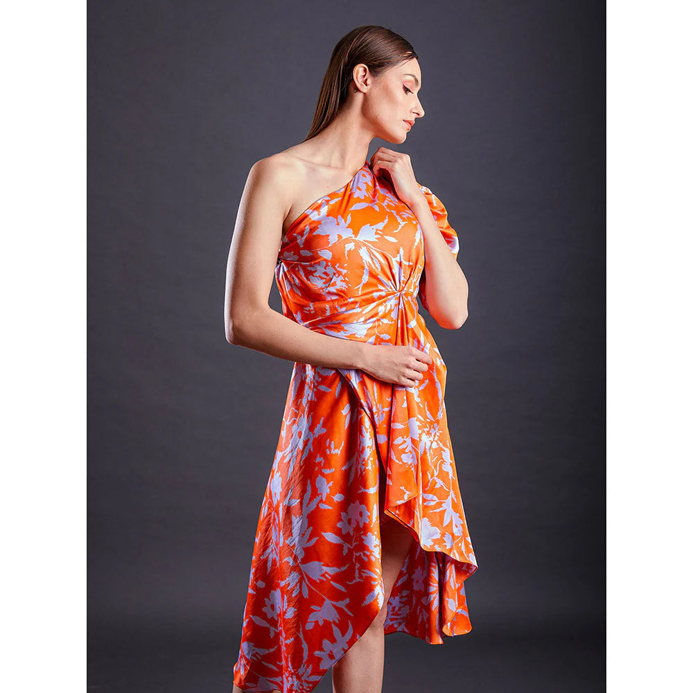 FUGA Tangerine Dress Orange