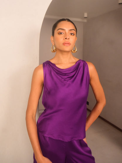 Freya Modal Cowl Top