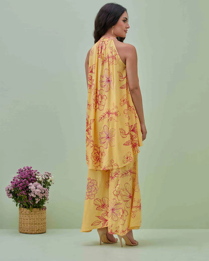 Yellow Blossom Co-ord Set