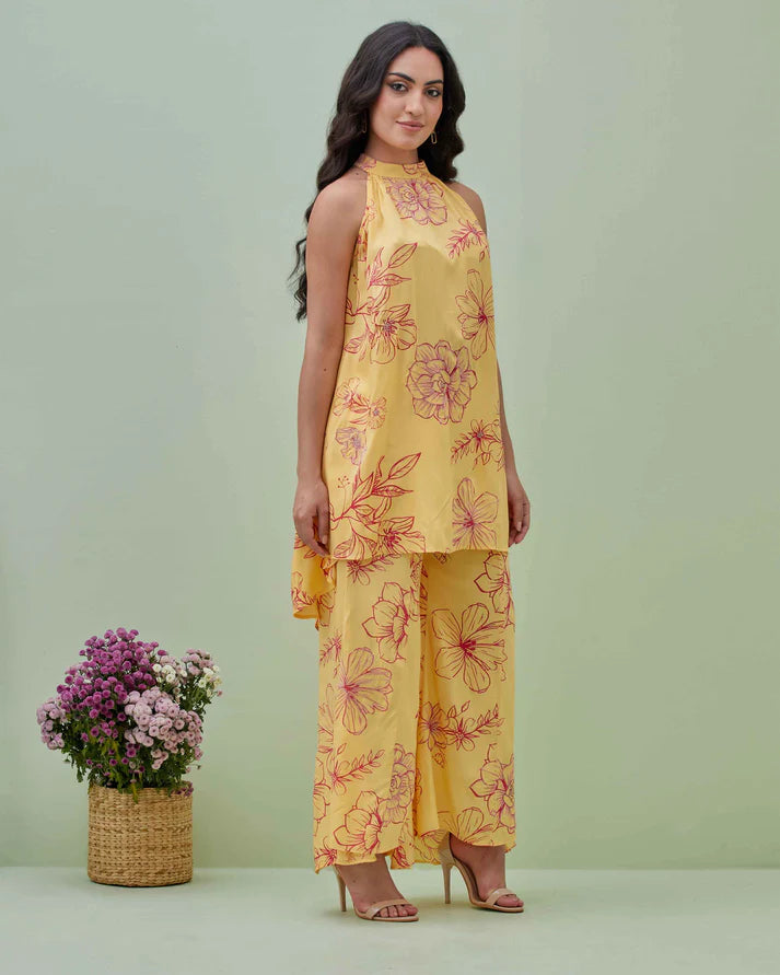 Yellow Blossom Co-ord Set