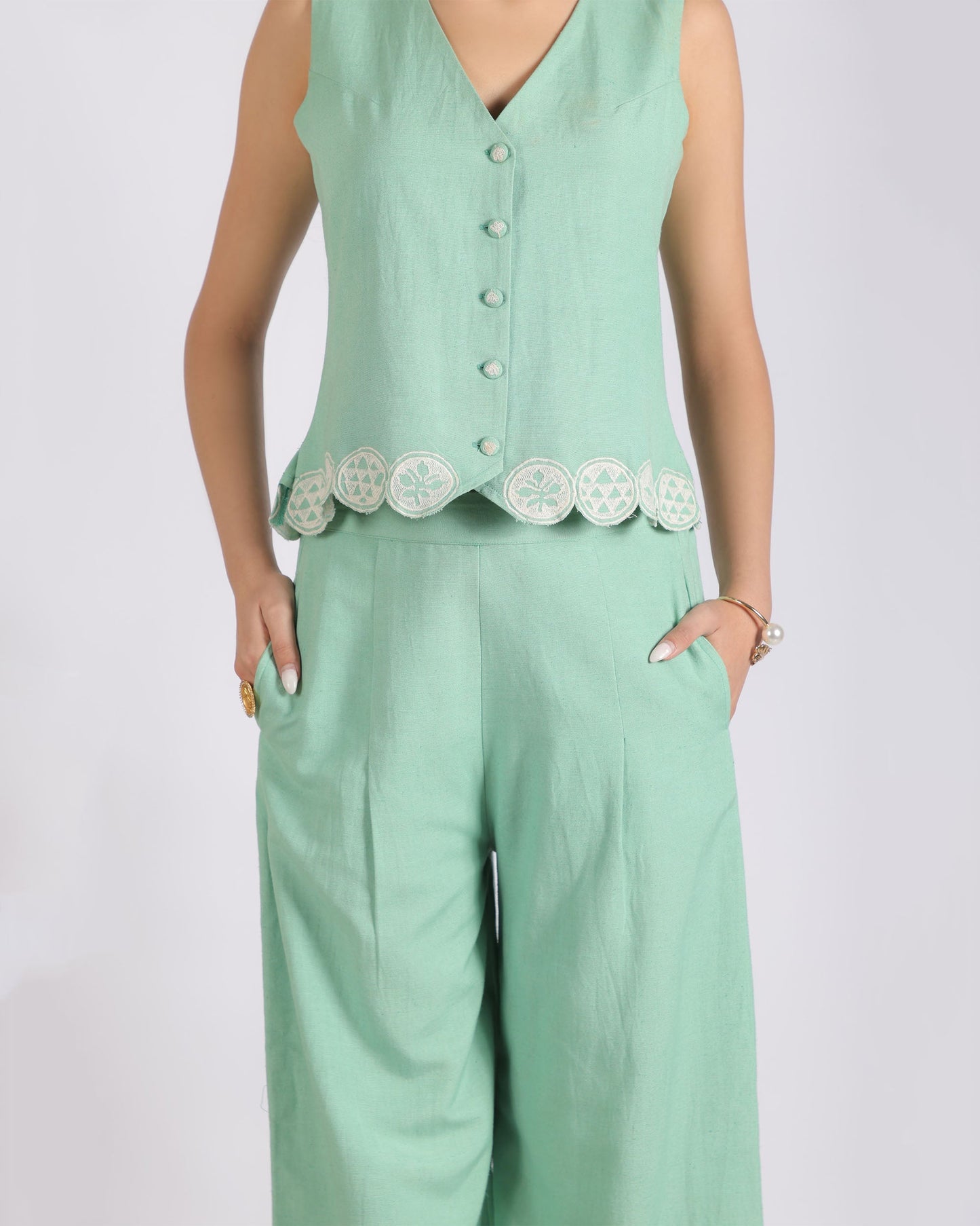 Sea  Dream Waistcoat & Pant Set