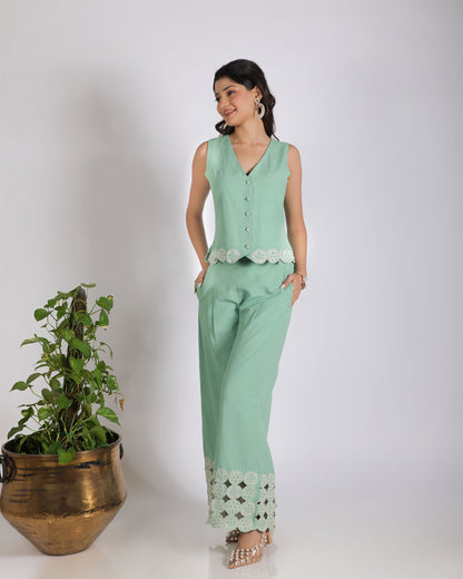Sea  Dream Waistcoat & Pant Set