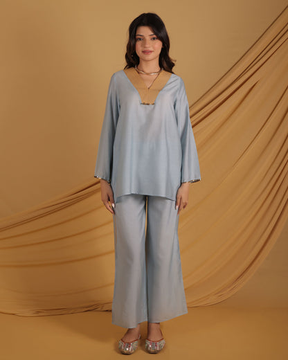 Azure Embellished Set