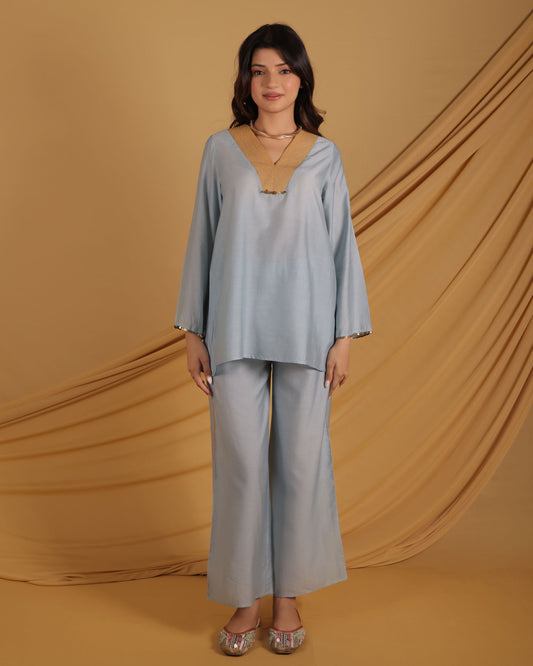 Azure Embellished Set