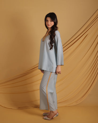 Azure Embellished Set