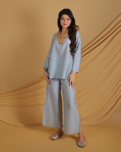 Azure Embellished Set