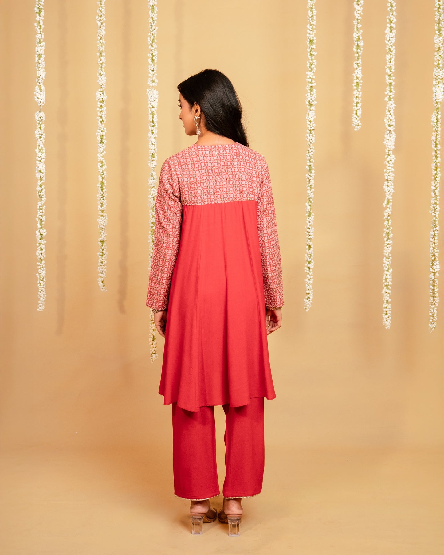 Crimson glow Co-ord Set