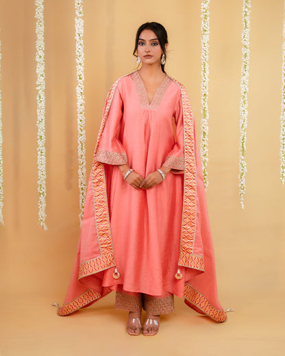 Rose Glow Kurta Set